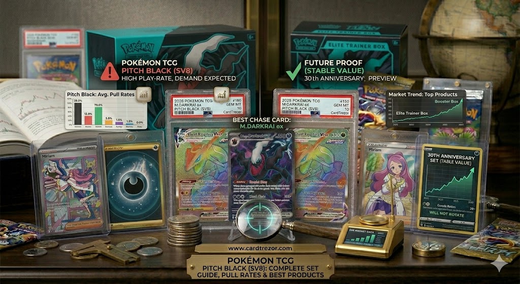 Pitch Black 2026 Guide: Mega Darkrai ex at €460 Chase Card