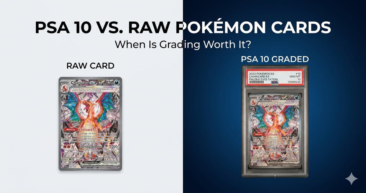 PSA 10 vs Raw Cards: When Is Grading Worth It in 2026?
