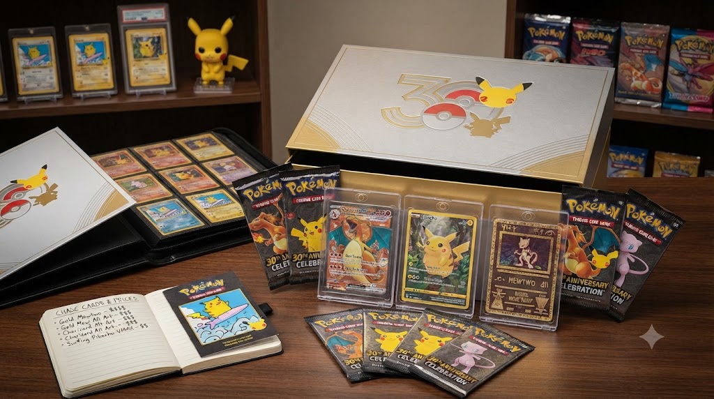 Pokémon TCG 30th Anniversary Celebration: Set Guide, Chase Cards & Prices (2026)