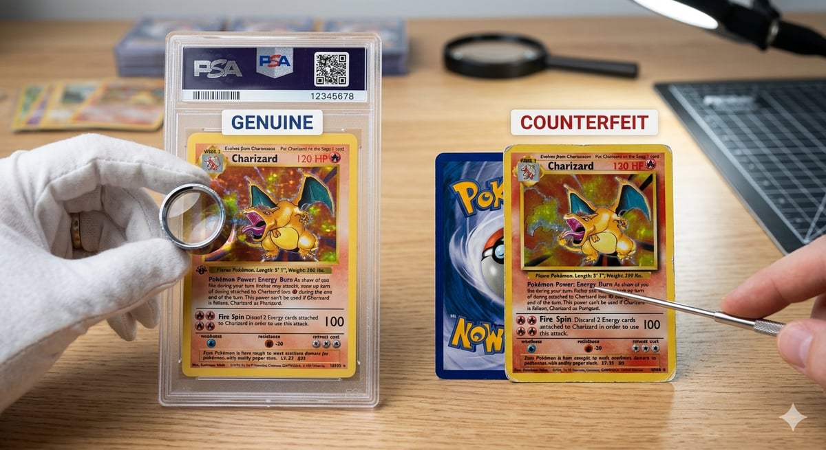 Gefälschte Pokémon Karten erkennen: Der vollständige Echtheitsleitfaden